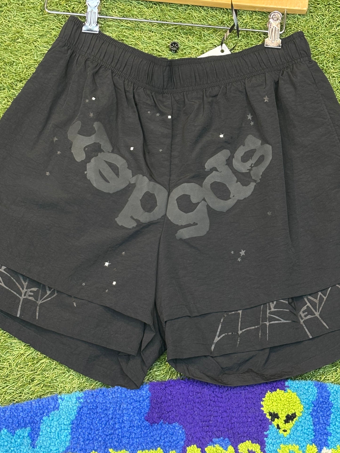 Sp5der Beluga Double Layer Shorts