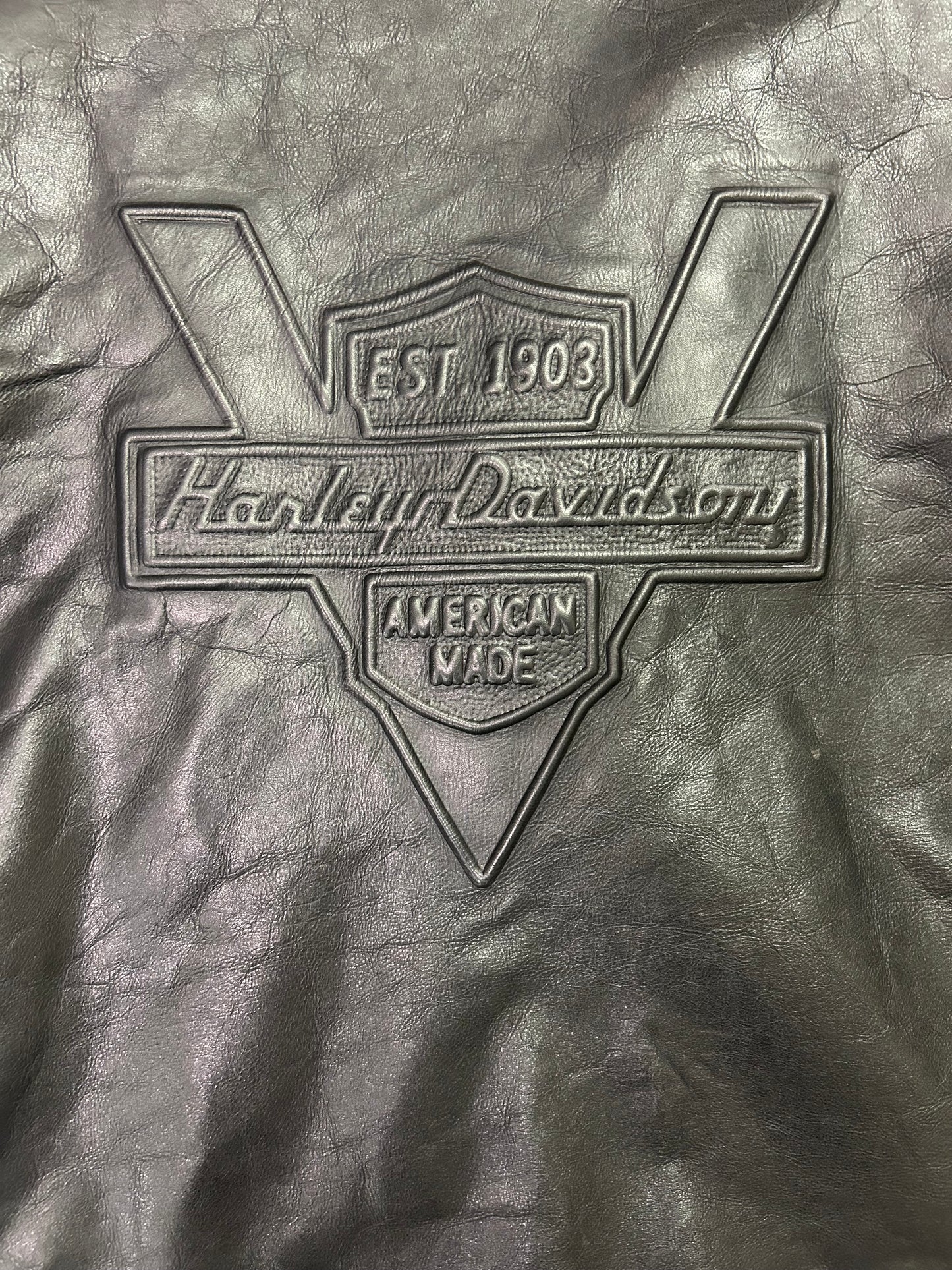 Vintage 2000s Harley Davidson Leather Jacket