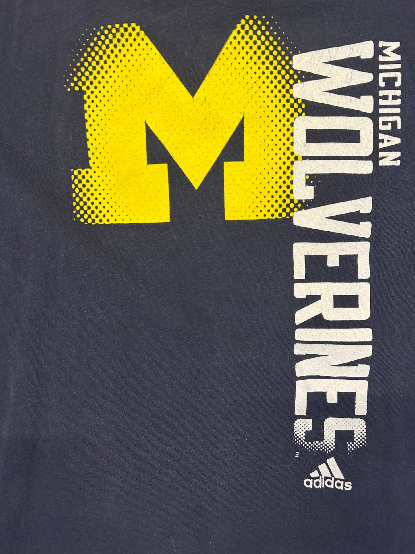Y2K Adidas X Michigan Wolverines Tee