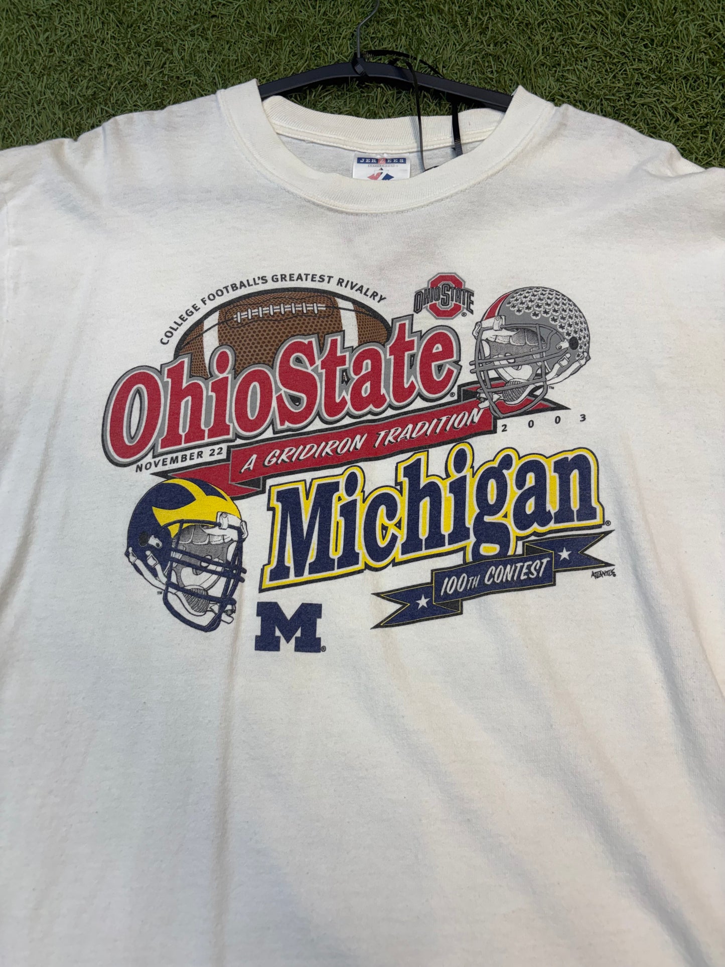 Y2K 2003 Ohio State Vs Michigan 100th contest Tee