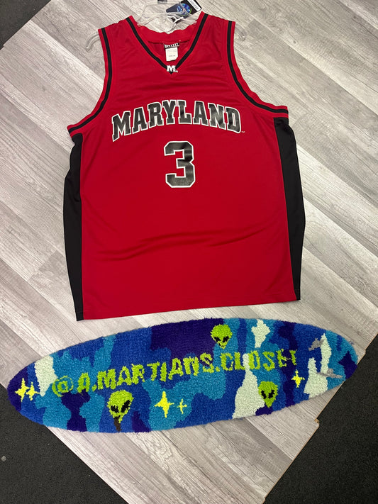 Retro Style Maryland #3 Basketball Jersey