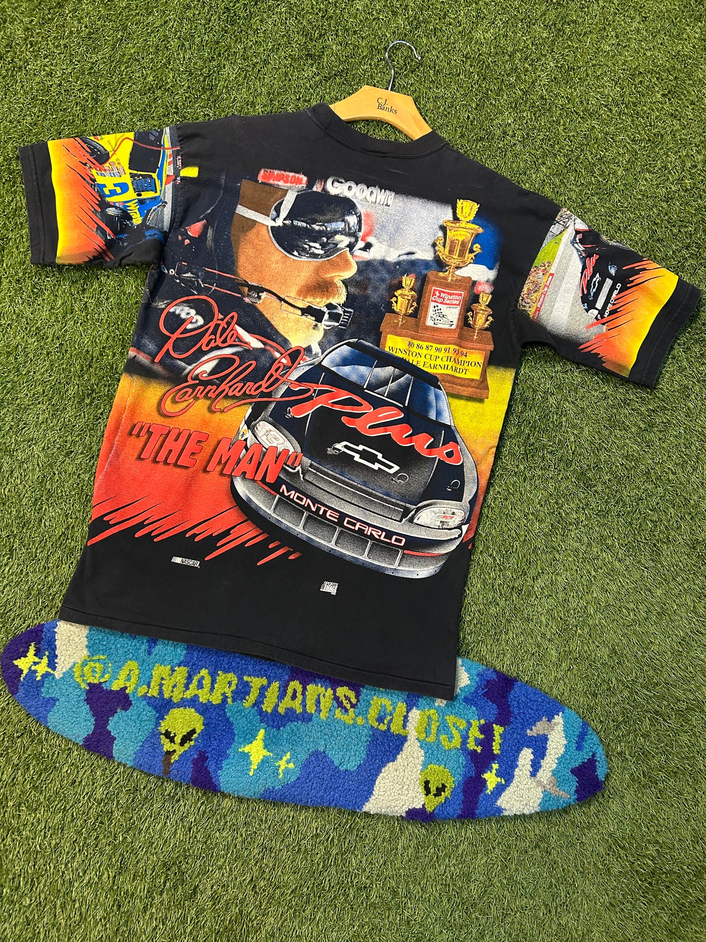 Vintage 1992 Dale Earnhardt Evolution Of The Man AOP NASCAR Tee