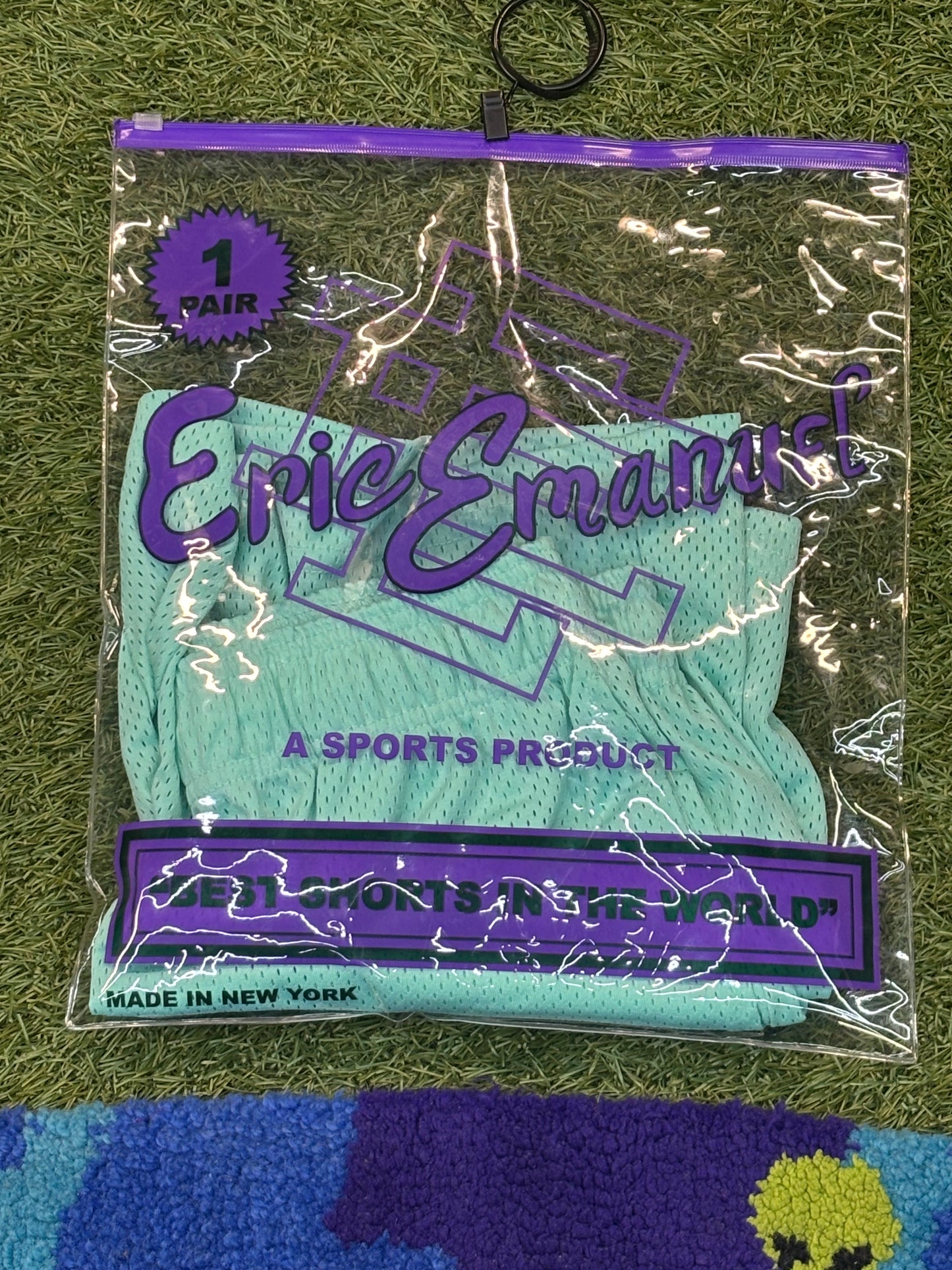 Mint Eric Emanuel Basketball Shorts (in packaging)