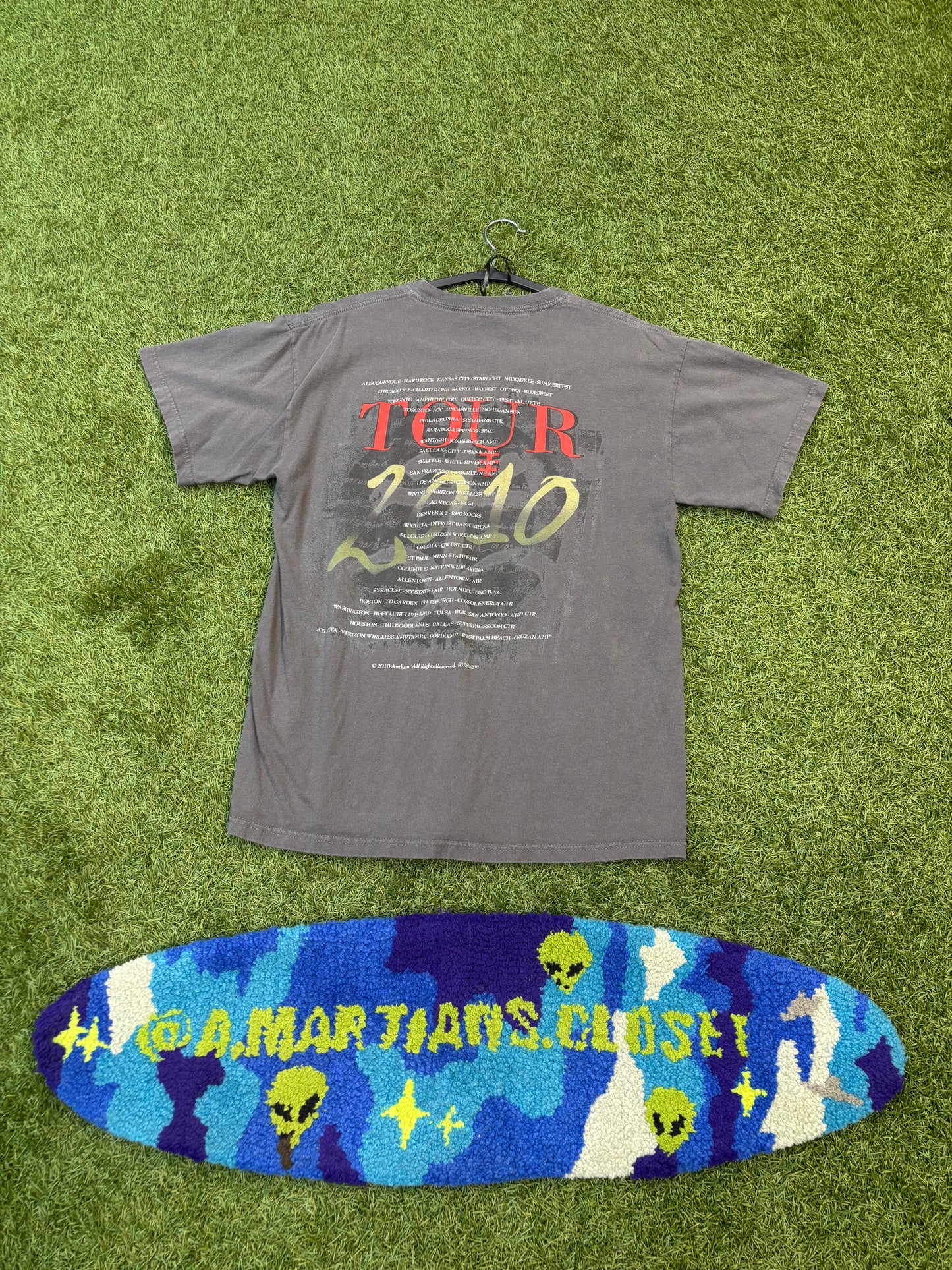 The Band Rush Time Machine Tour 2010 Graphic Tee