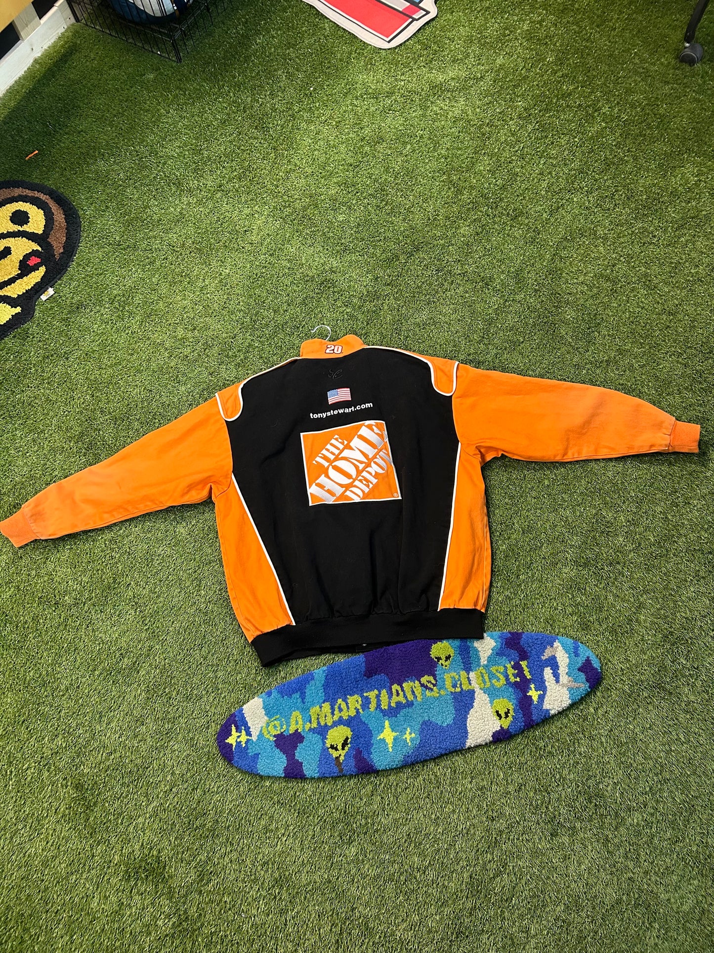 Vintage Tony Stewart #20 The Home Depot Big Patch NASCAR Jacket