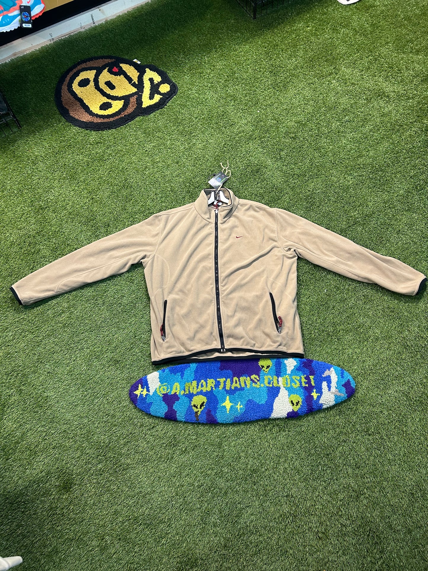 Y2K Nike Sand Jacket Single Little Swoosh