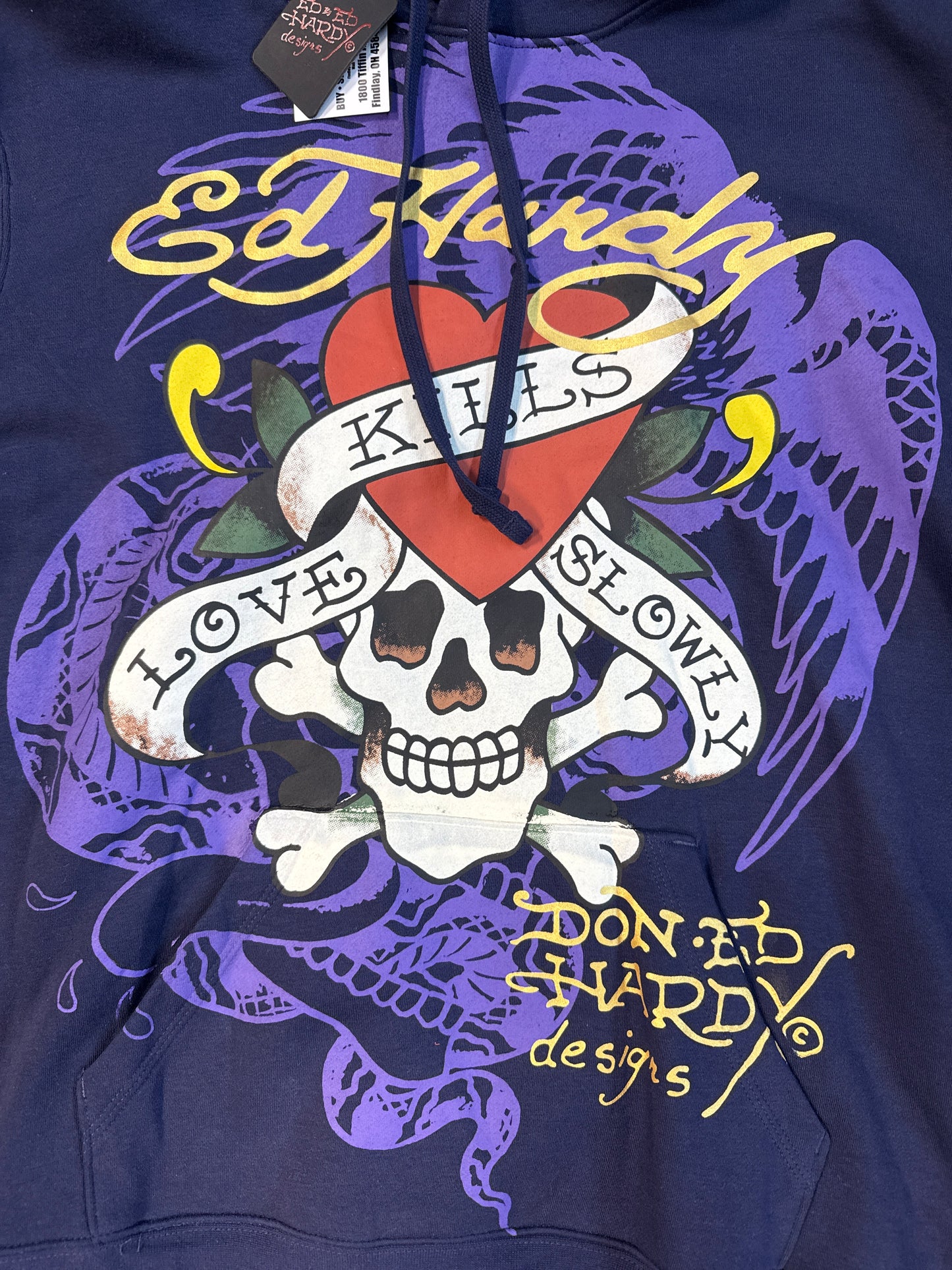 MODERN “ED HARDY” Y2K HOODIE