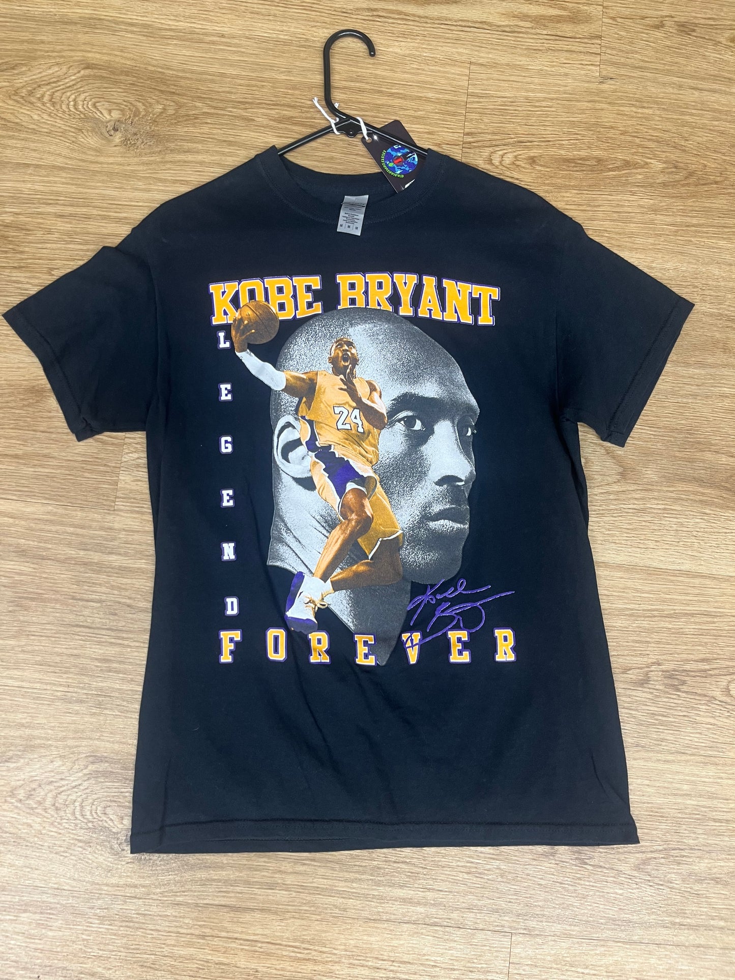 Retro Style Kobe Bryant Black Mamba Forever Tee