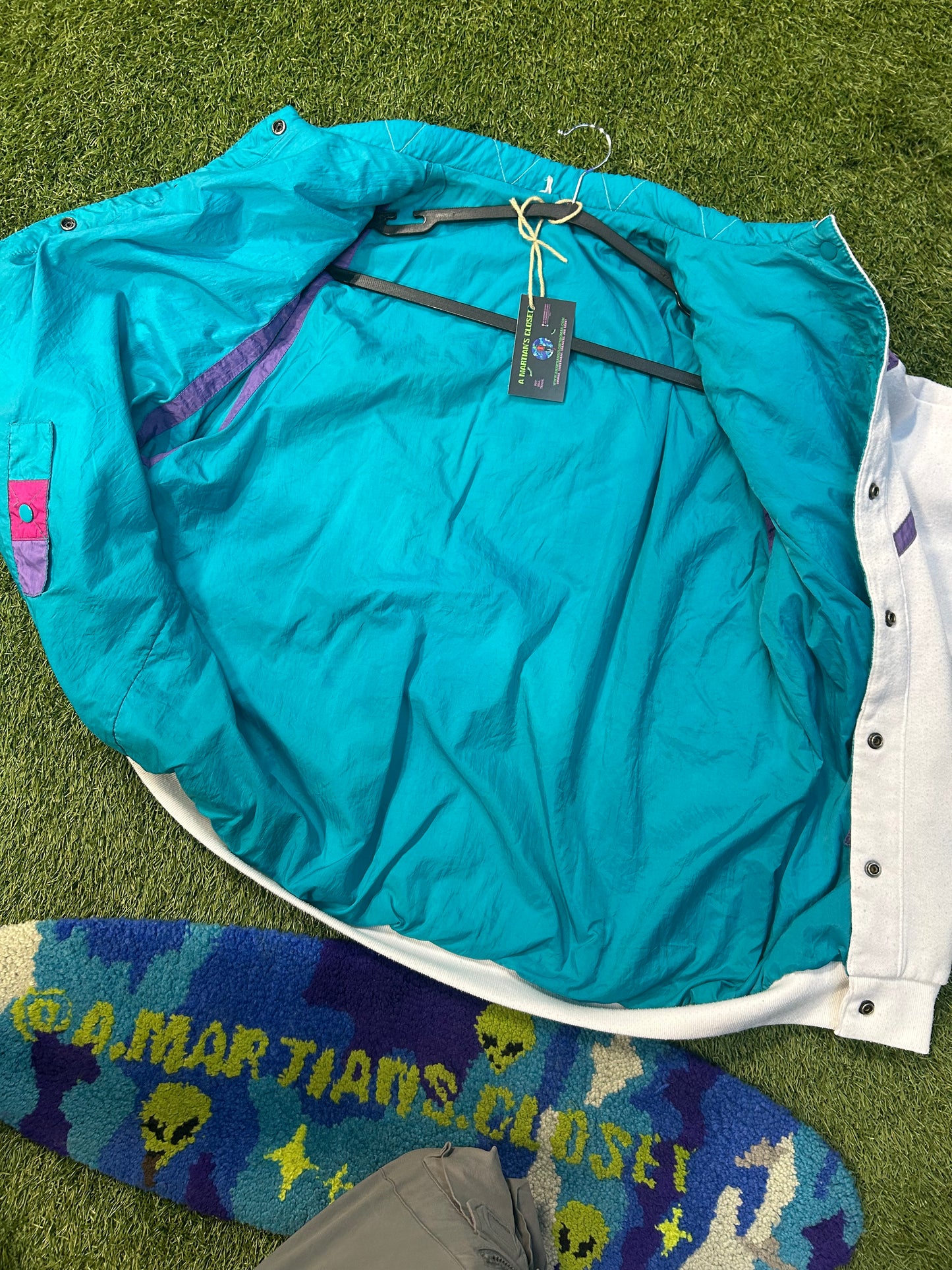 Vintage 90s Reversible Button Down Jacket