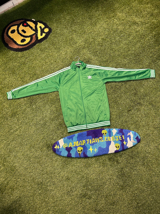Vintage 90s Adidas Green Track Jacket