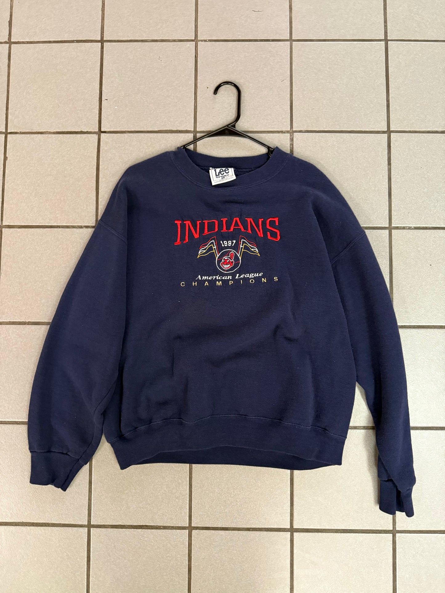 Vintage Cleveland Indians 1997 AL Champs Crewneck