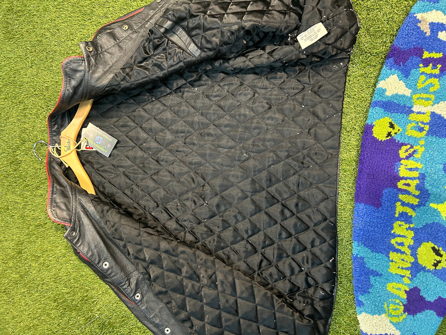 Vintage Dale Earnhardt Budweiser Leather NASCAR Coat