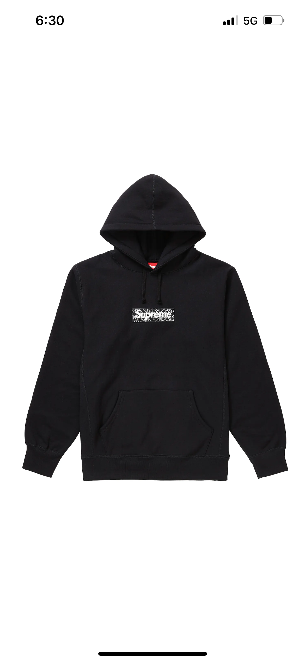 Supreme Bandana Box Logo Hoodie