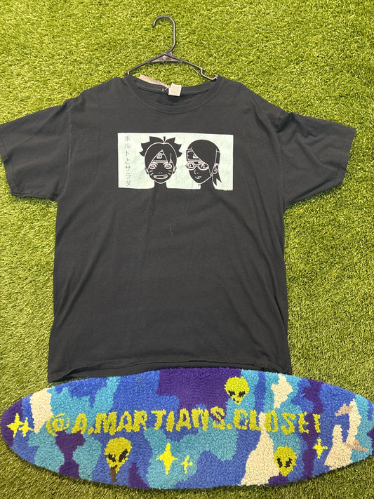 Fruit of the the loom black men’s Boruto tee