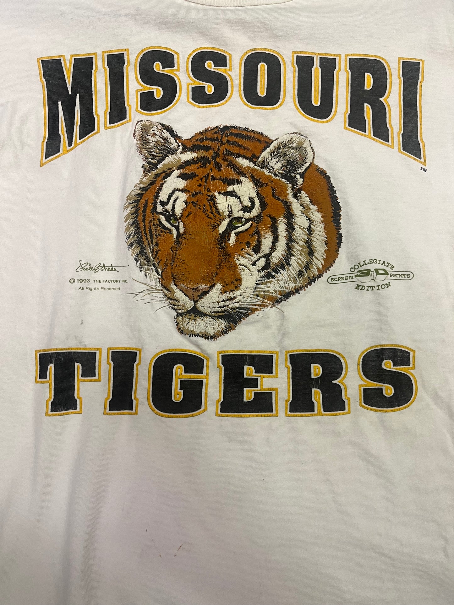 Vintage 1993 Missouri Tigers Tee