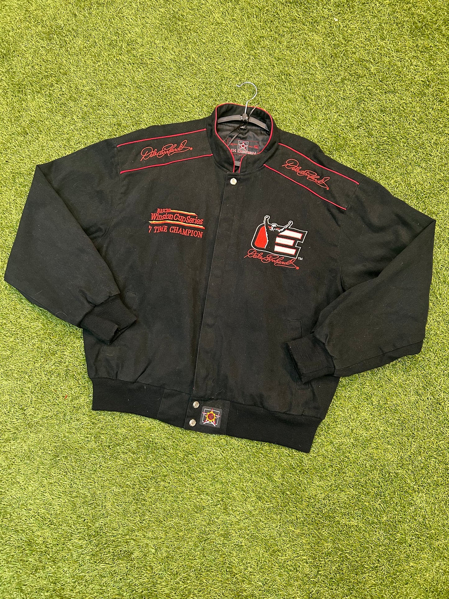 Vintage Dale Earnhardt Jr 7 Time Champion JH Designs Race Jacket
