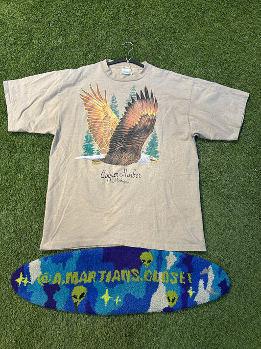 Vintage Copper Harbor Michigan Eagle Tee