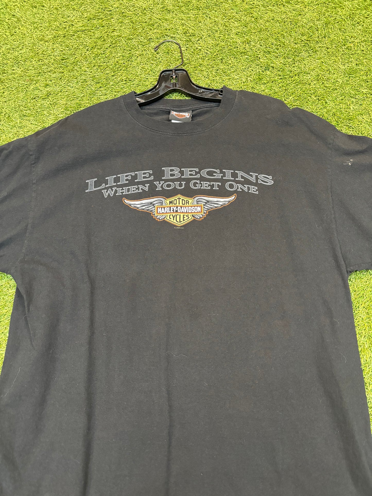 Vintage Harley-Davidson "Life Begins When You Get One" Tee