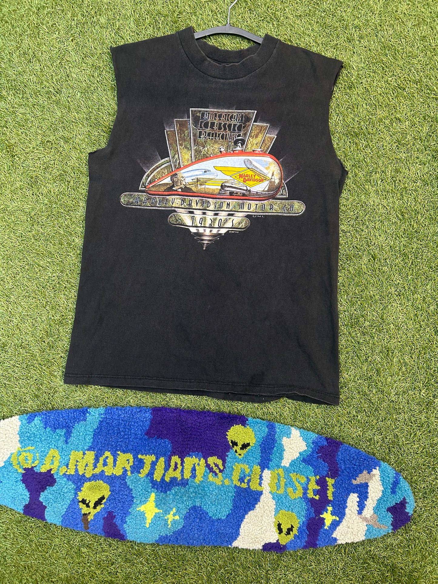 Vintage 1997 Harley Davidson Wheels Through Time CutOff