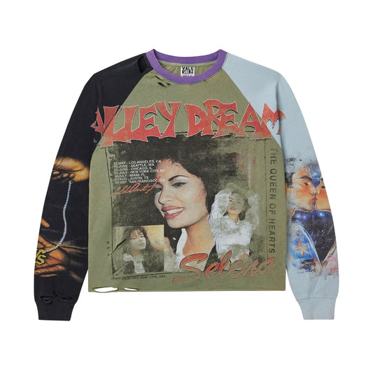 Vale Salena Longsleeve Distressed Look Tee