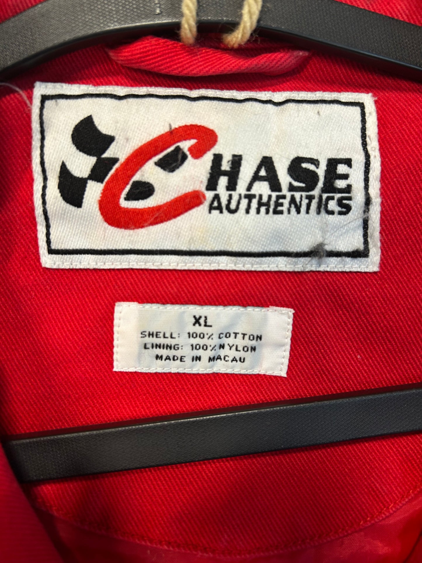 Vintage Jeff Gordon #24 DuPont Automotive Flame Sleeve NASCAR Jacket