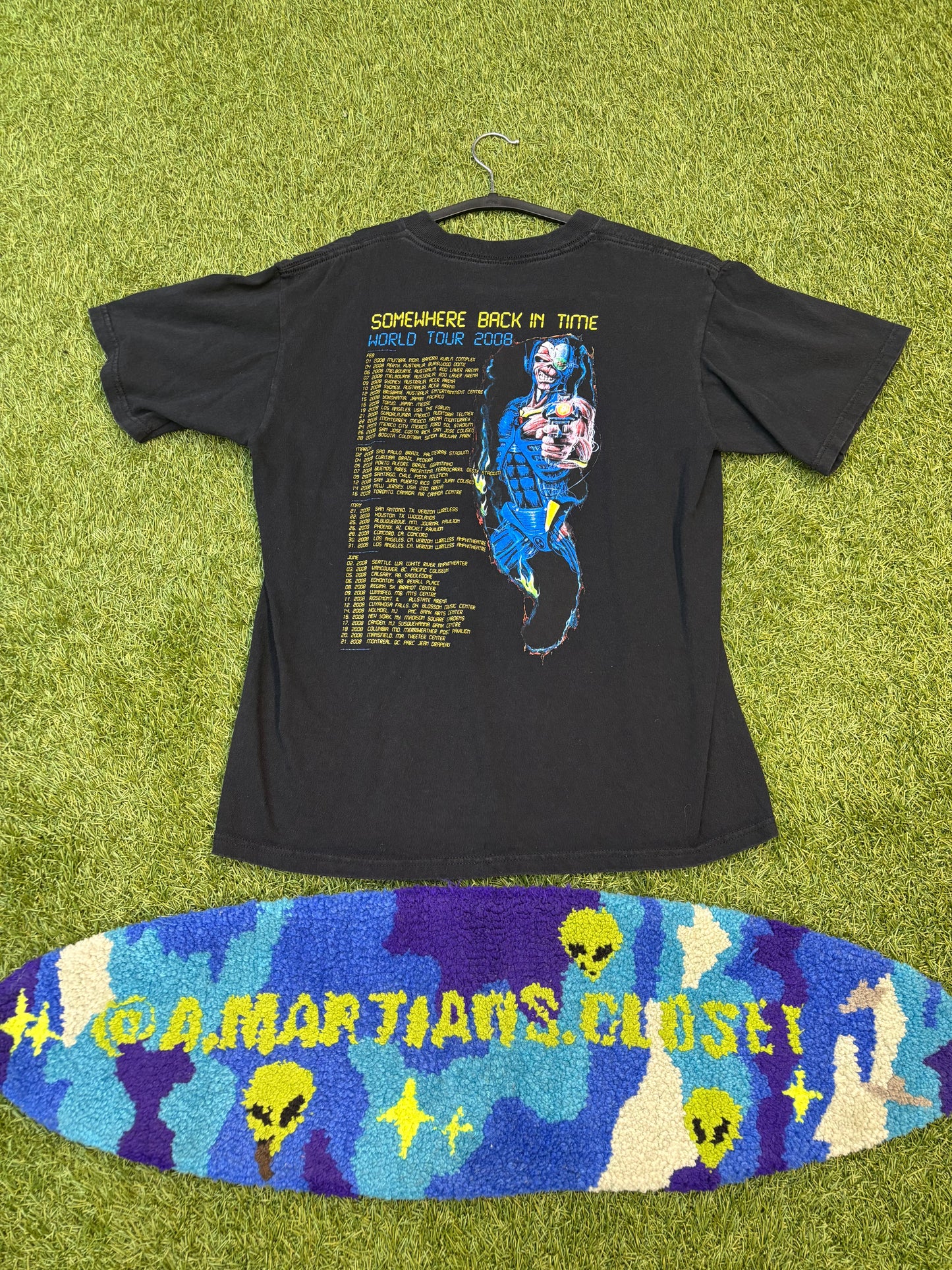Iron Maiden 2008 Somewhere Back in Time Tour Tee