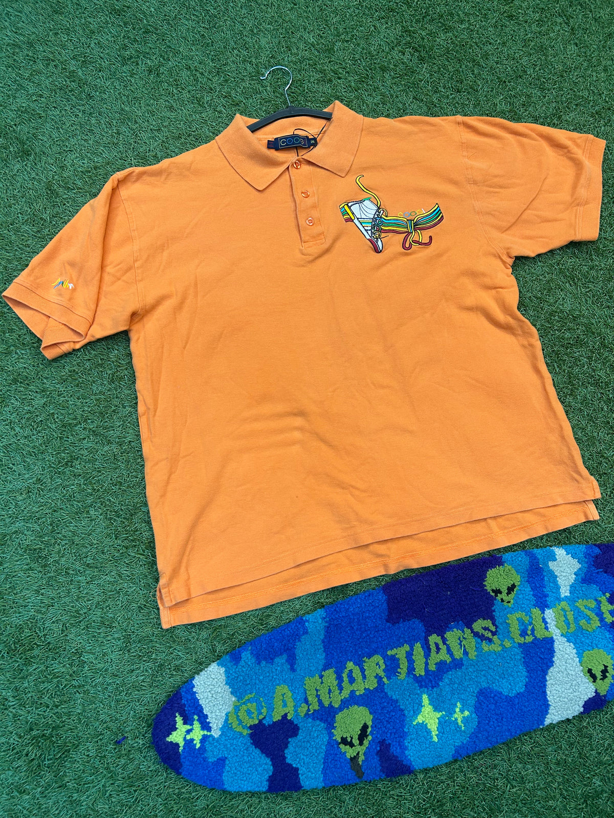 Y2K Coogi Sneaker Logo Polo