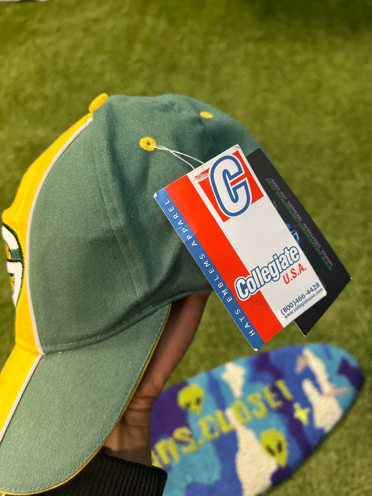 Vintage 90s NBA Seattle Sonics Brand New W/Tags Stretch Fit Cap