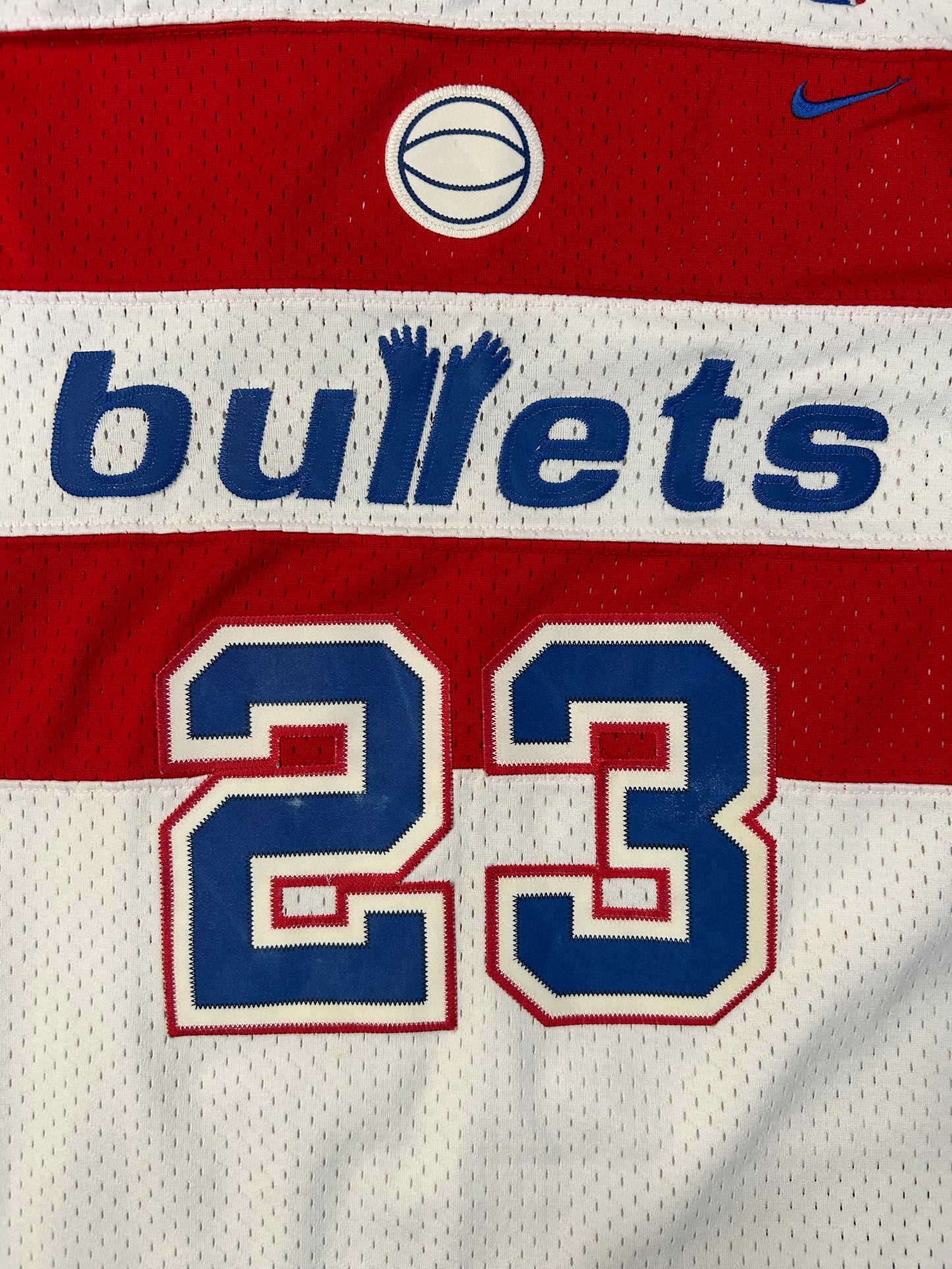 Vintage Nike Washington Bullets Michael Jordan Basketball