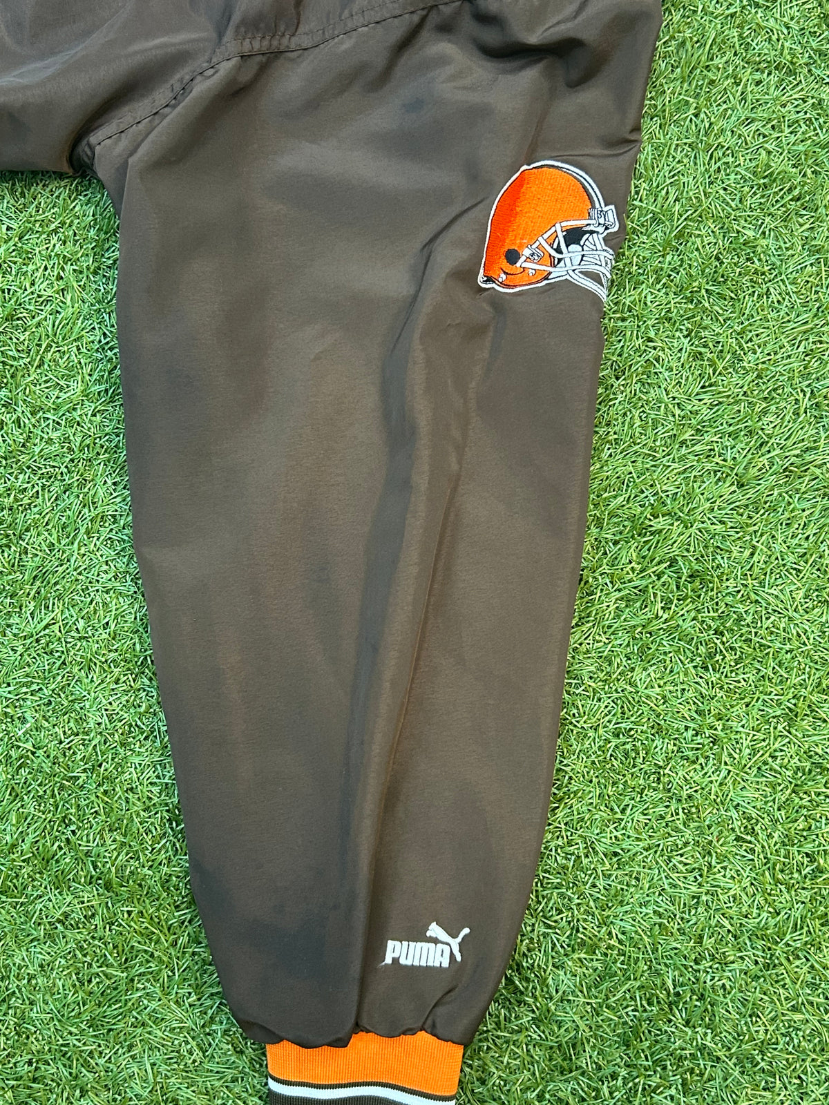 Vintage 90s Puma X NFL Cleveland Browns Pullover Fleece Crewneck