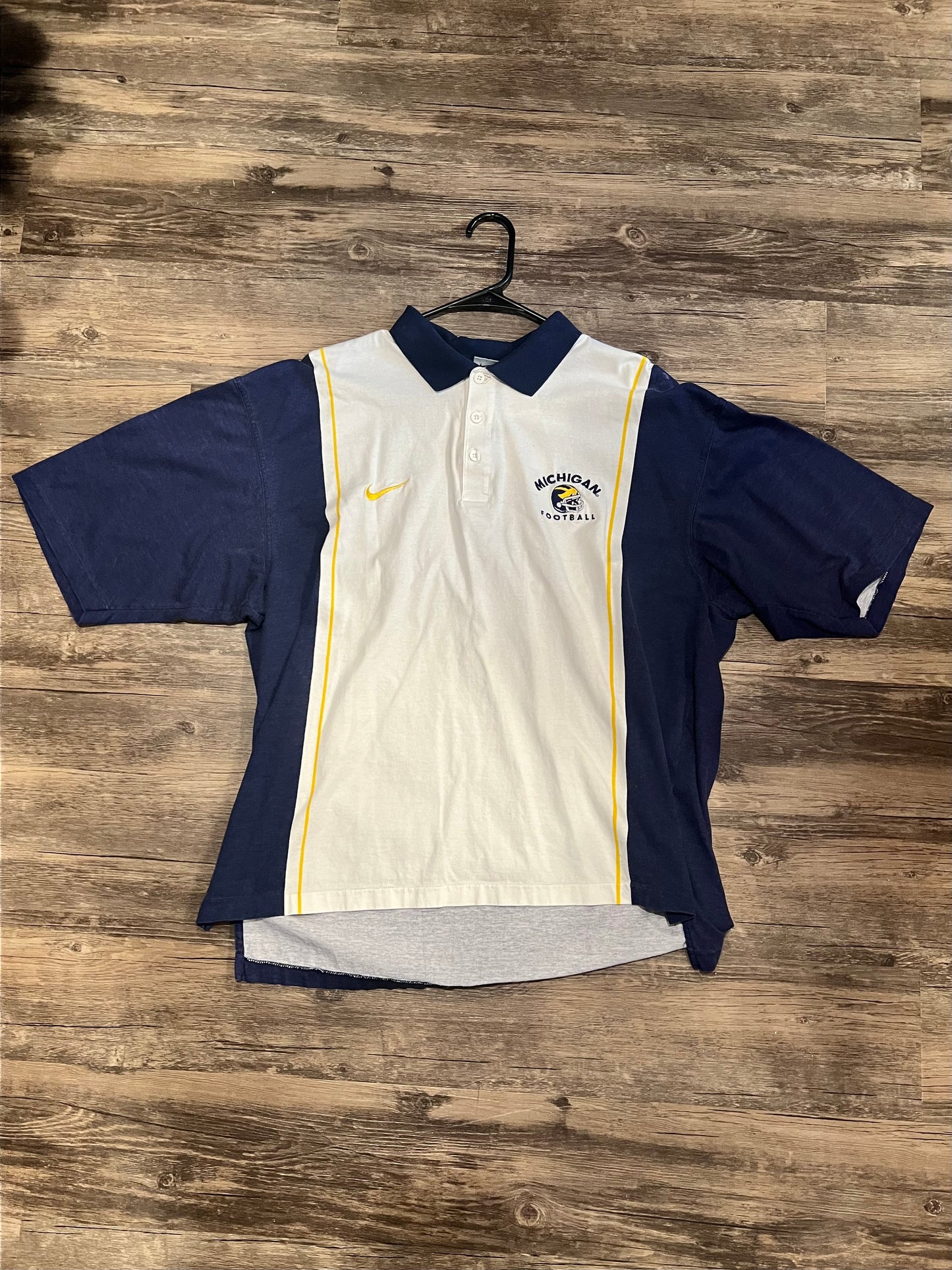 Vintage Nike “Michigan” Polo Tee