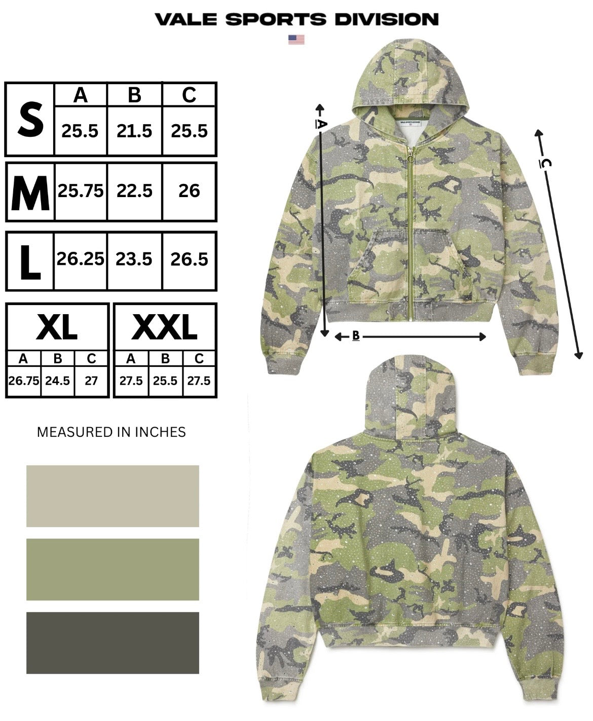 Vale Forever Crystal Camo Work Jacket