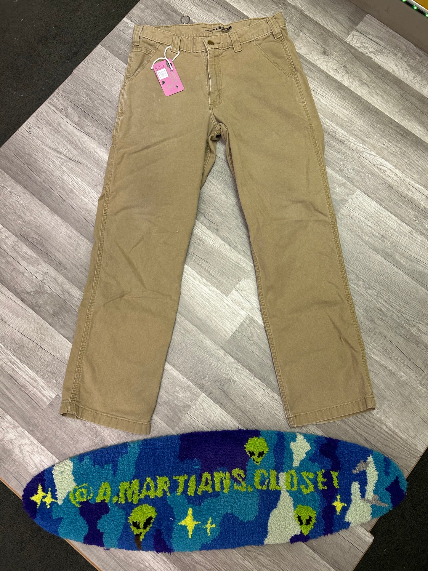 Vintage 2000s Carhartt Jeans Tan Color