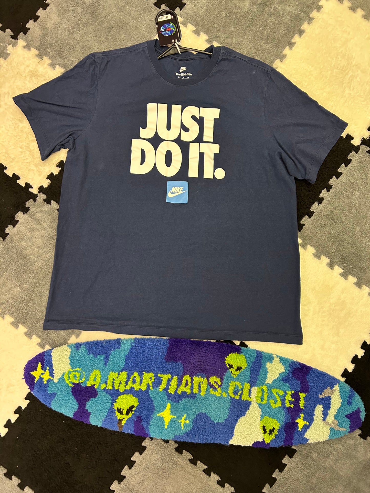 Nike Just Do It Tee(Blue/White Lettering)