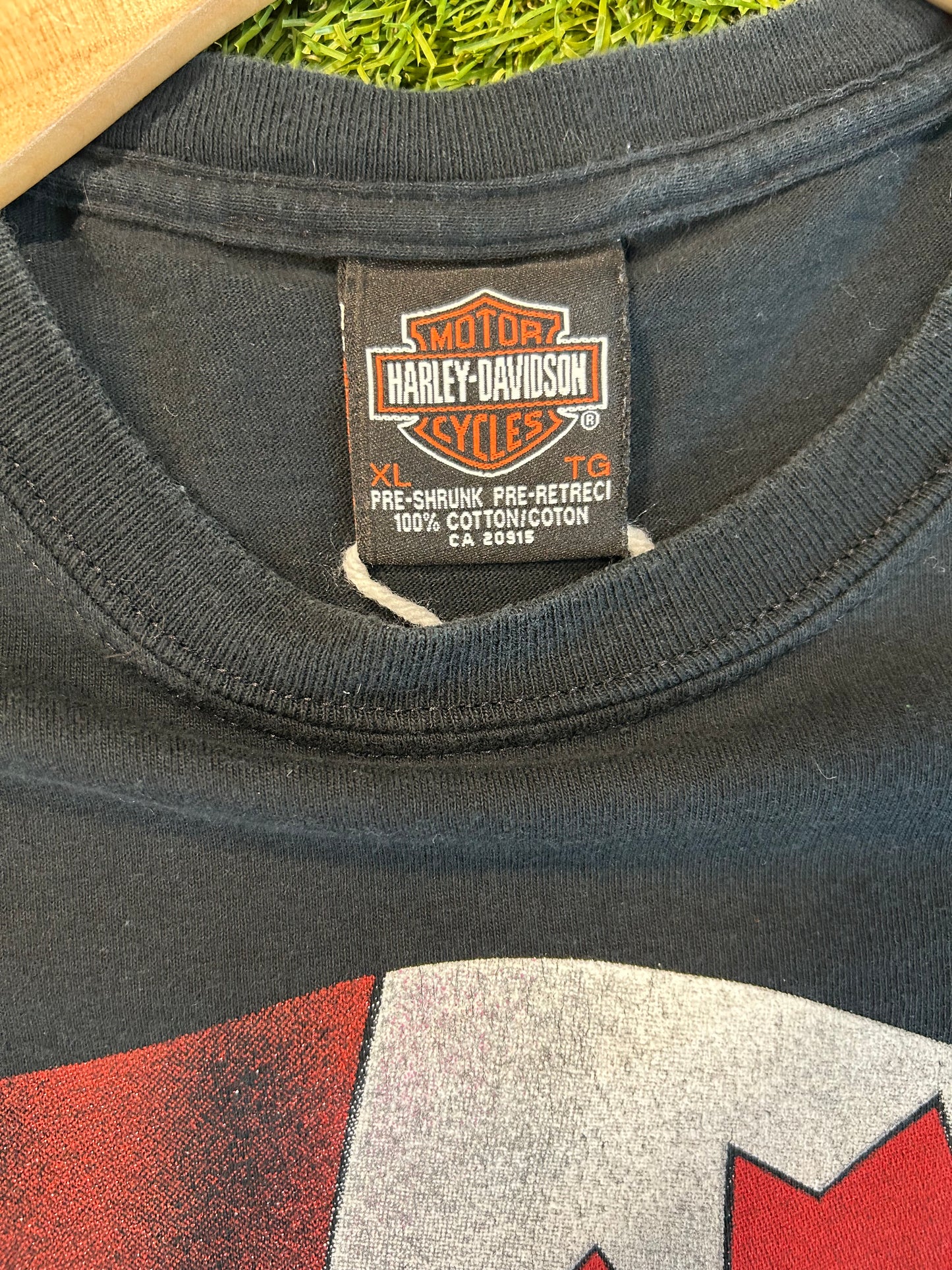 Vintage 1999 Harley Davidson Oshawa Canada Tee