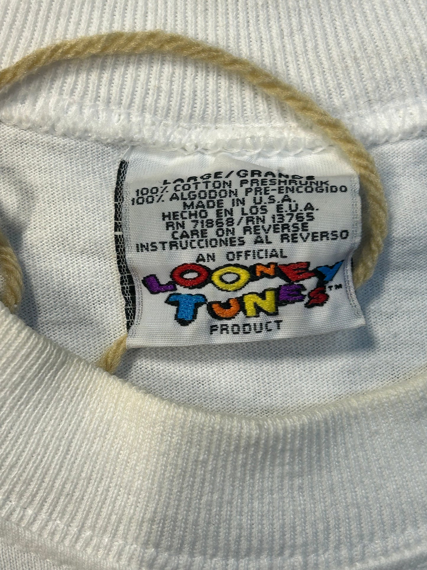 Vintage 1995 Tasmania Devil Motorcycle Fast Track AOP Front Tee