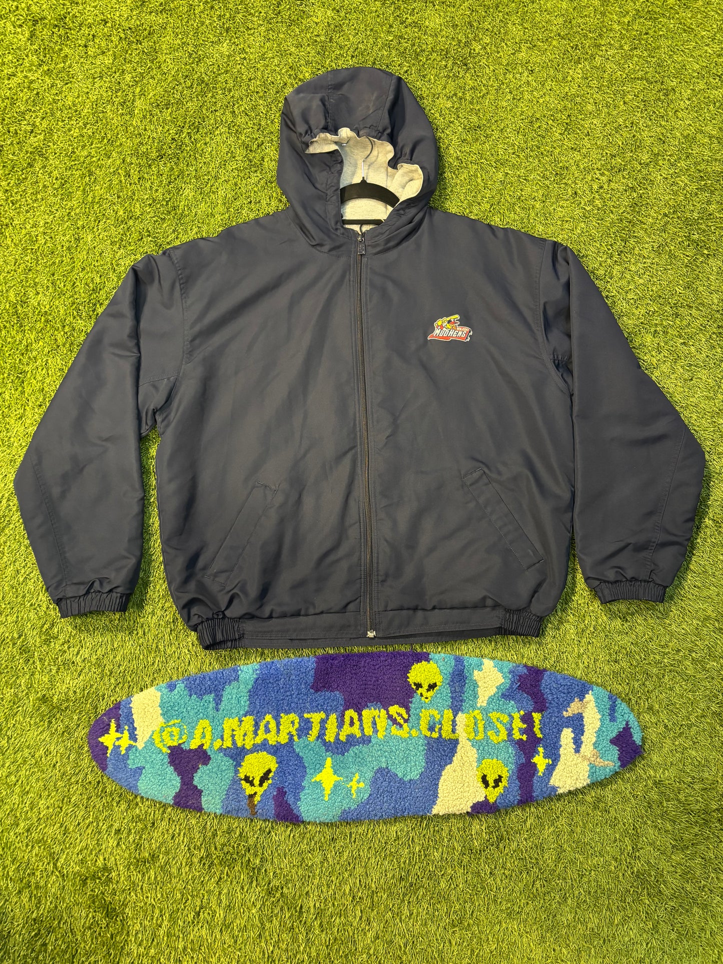 Navy Blue Toledo Mud Hens Jacket Size Large