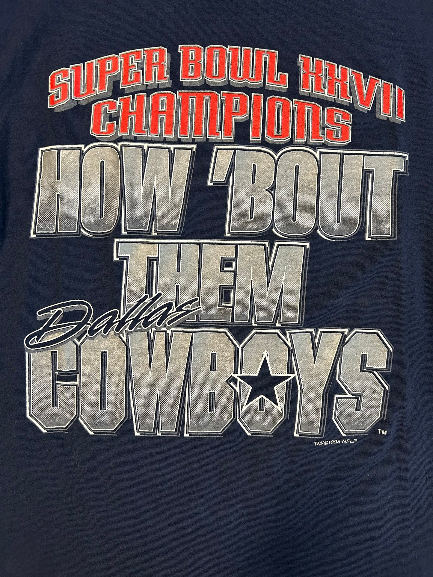 Vintage 1993 How Bout Them Cowboys Tee