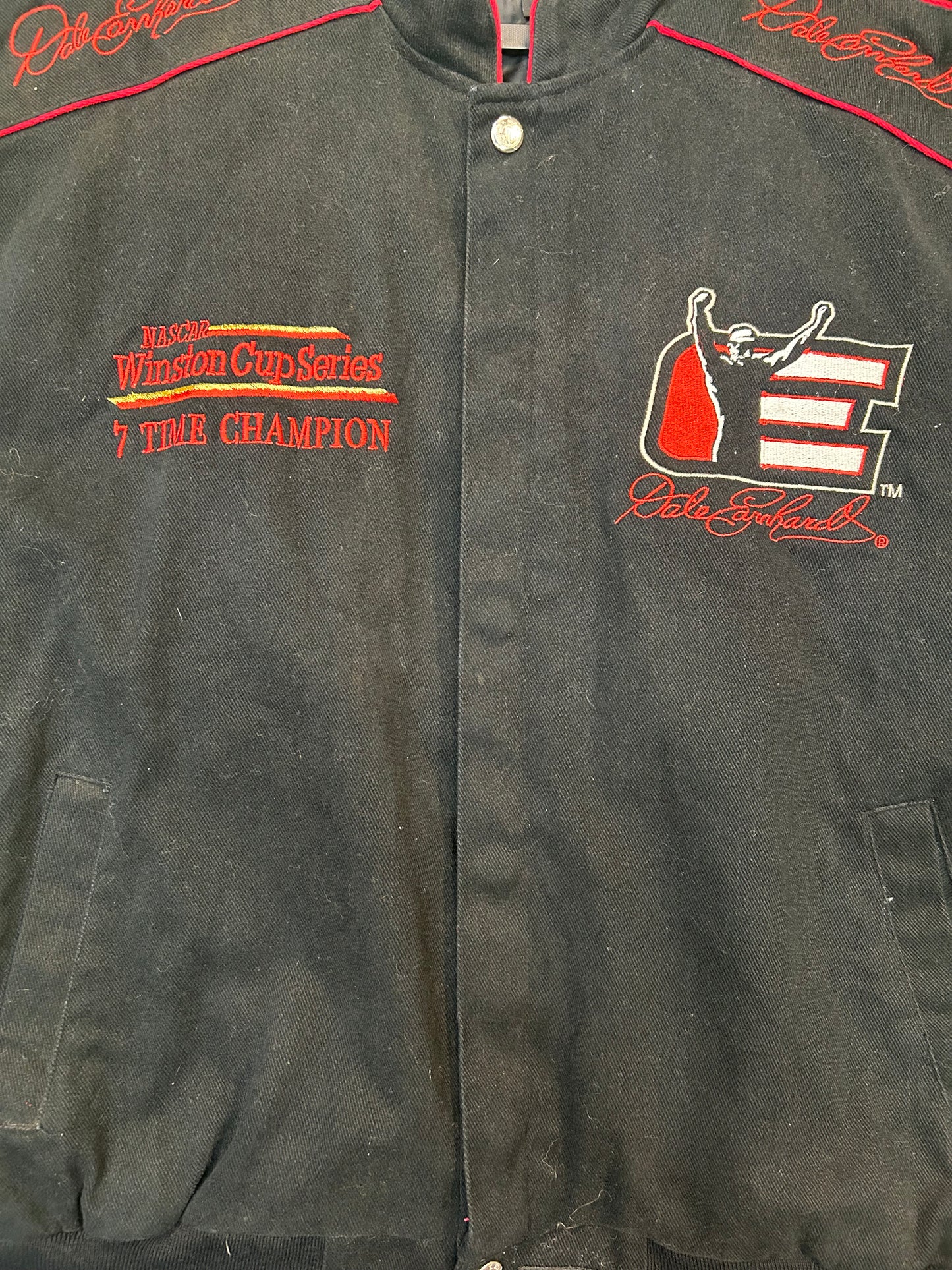 Vintage Dale Earnhardt Jr 7 Time Champion JH Designs Race Jacket