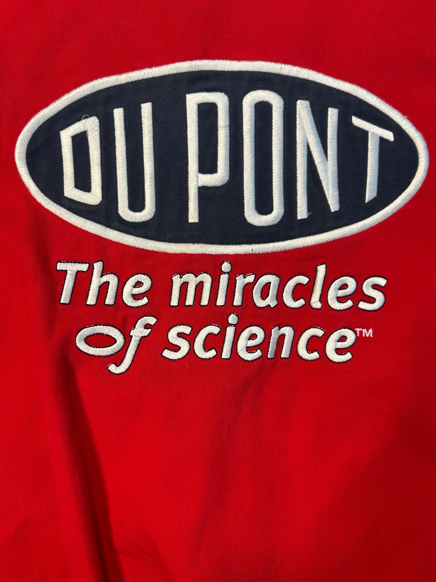 Vintage Jeff Gordon #24 DuPont Automotive Flame Sleeve NASCAR Jacket