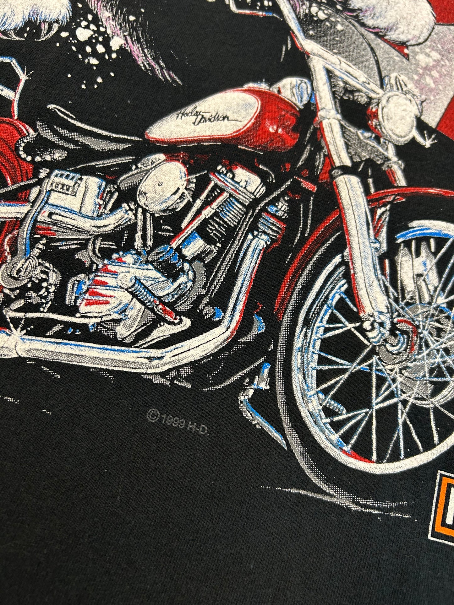 Vintage 1999 Harley Davidson Oshawa Canada Tee