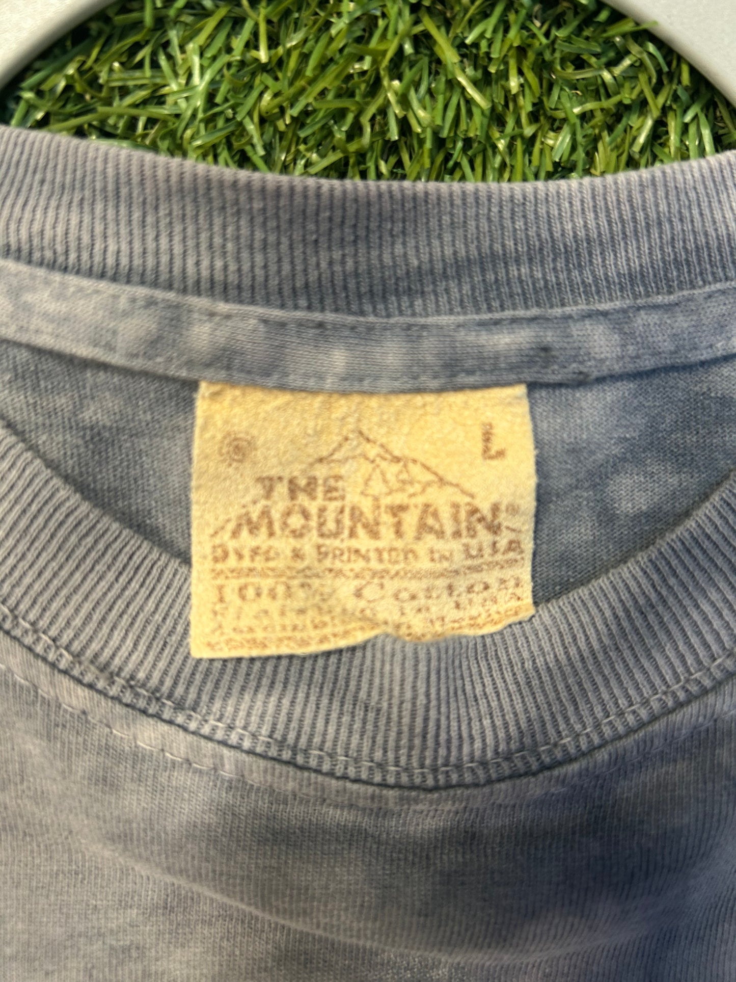 2002 Tye Dye Wolf Print Tee