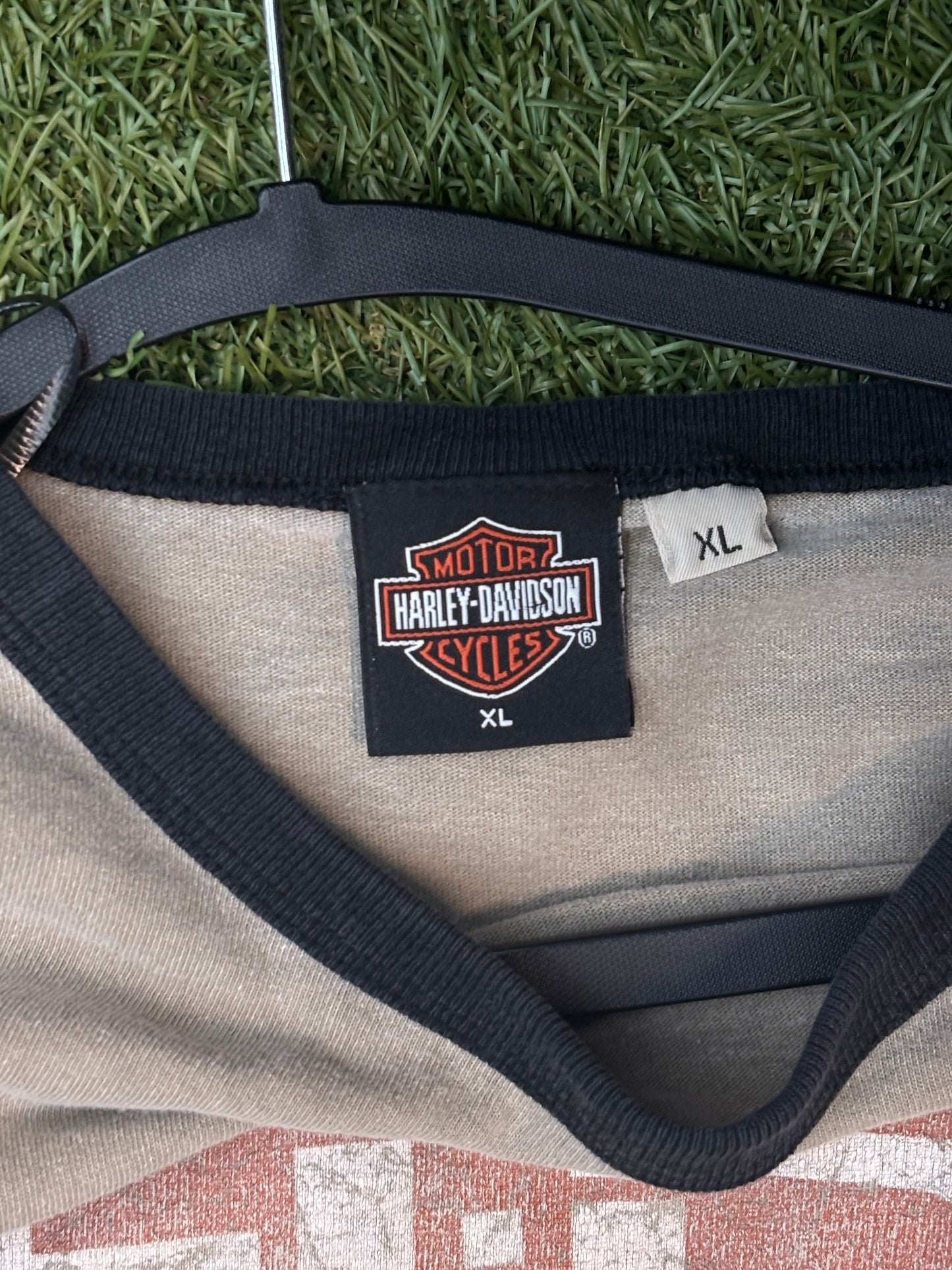 Vintage Harley Davidson Ringer Tee