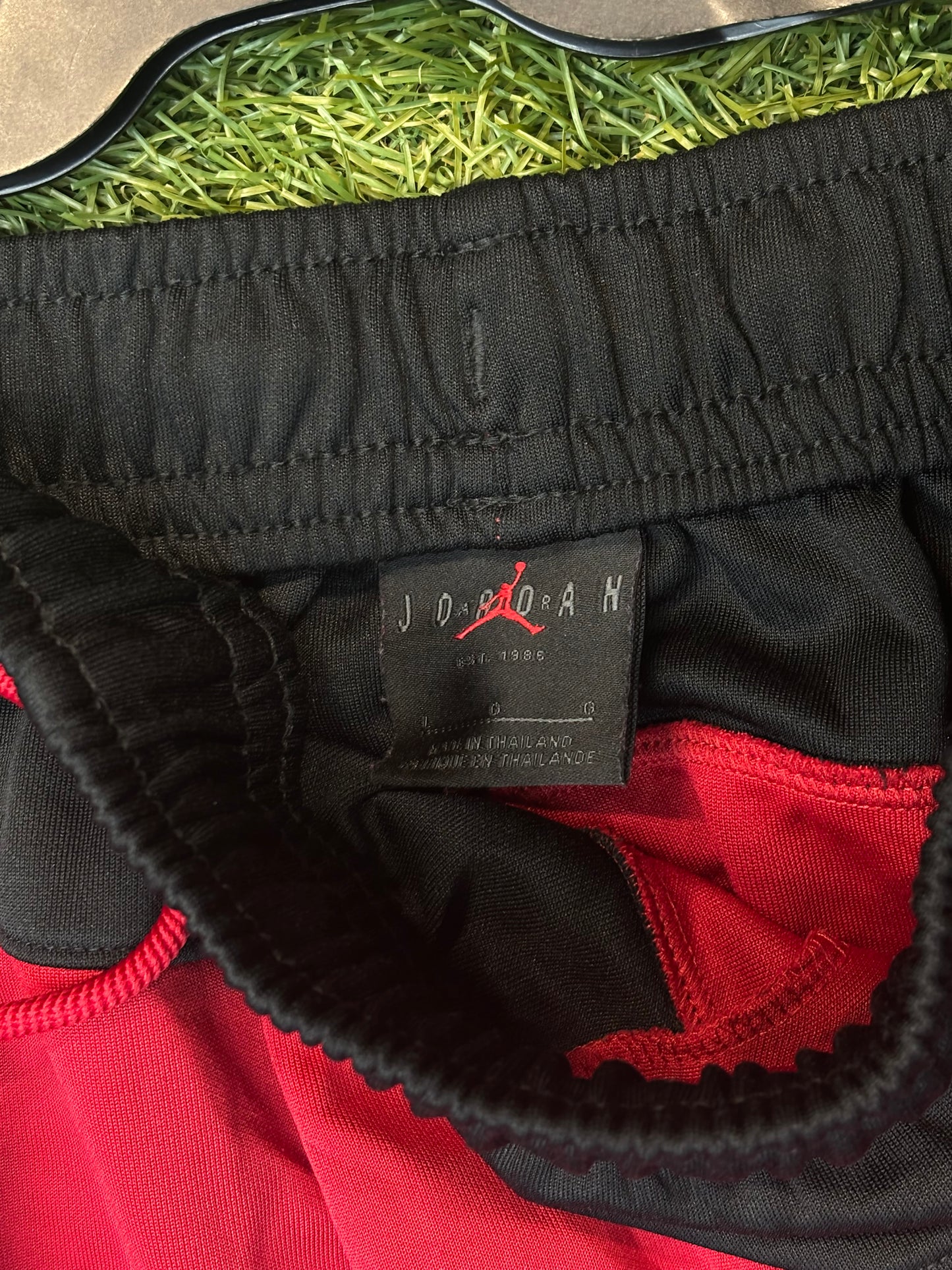 Youth Jordan Colorblock Shorts with zipper pockets