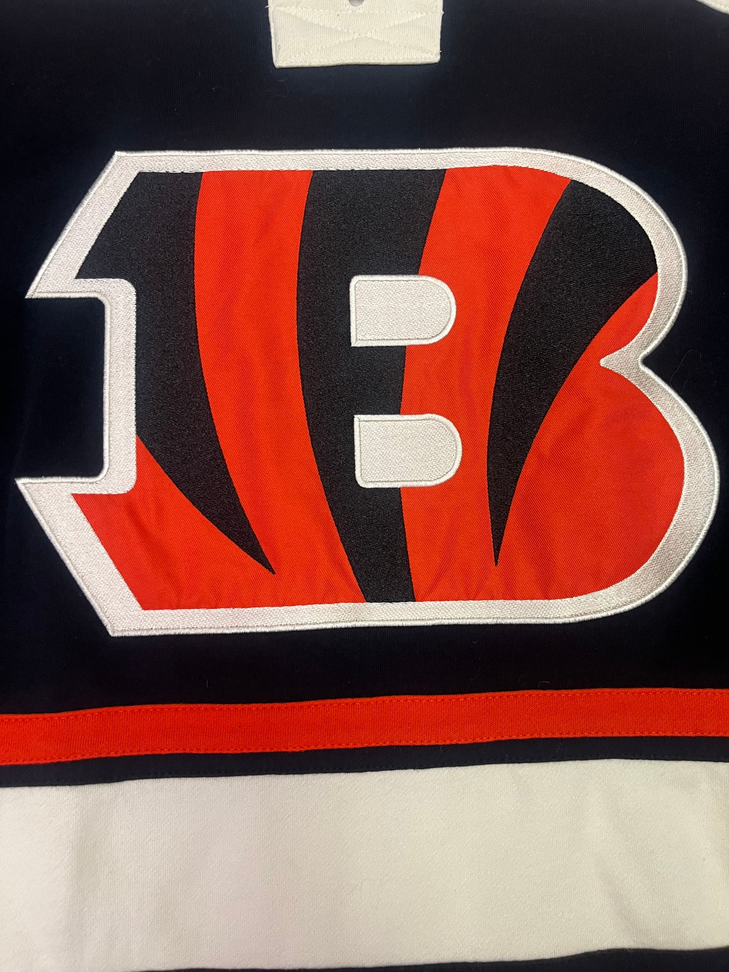 Retro Style Cincinnati Bengals Pullover Sweater W/Hood