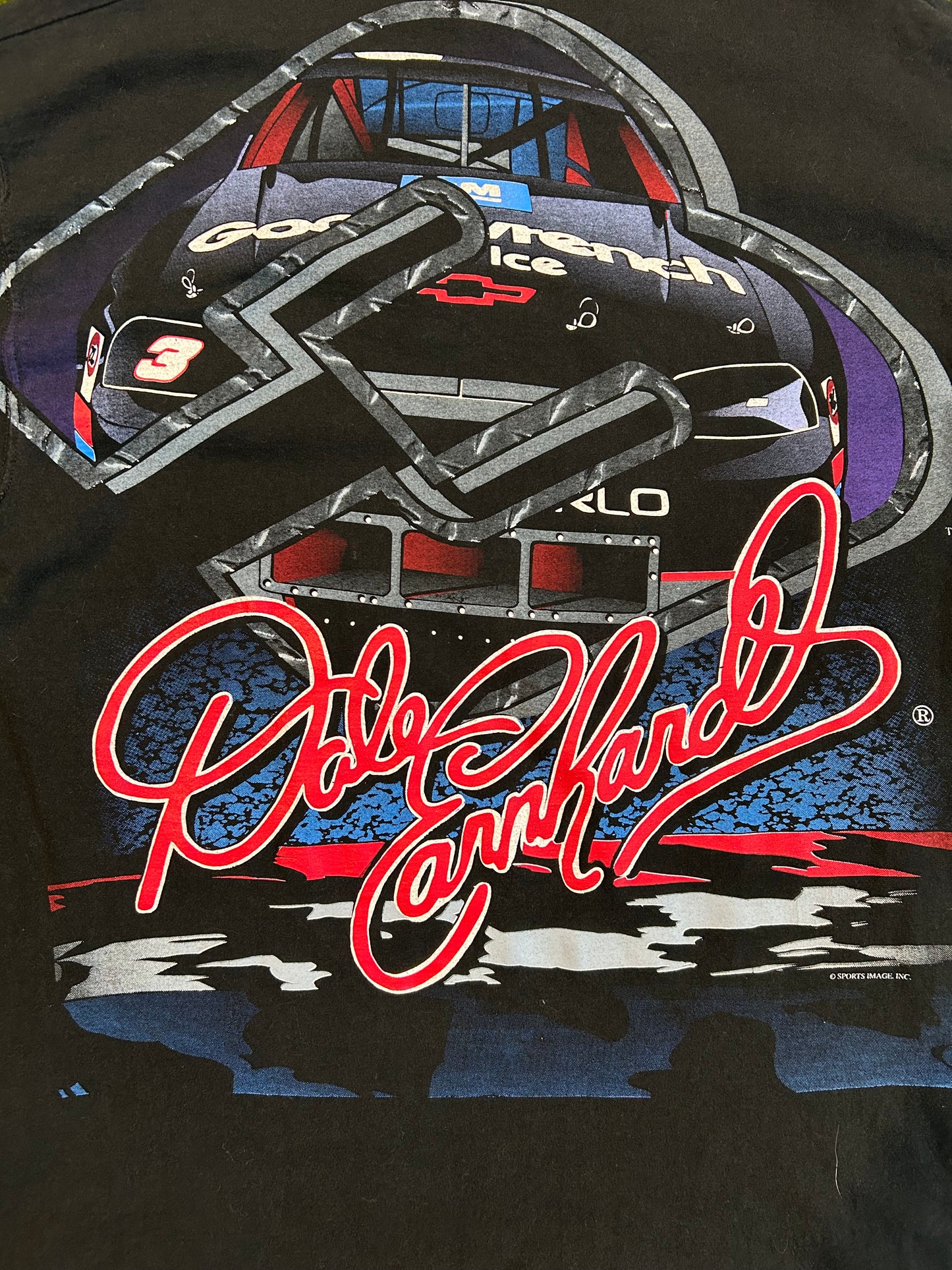 Rare Vintage 90s Dale Earnhardt #3 The Man AOP Tee