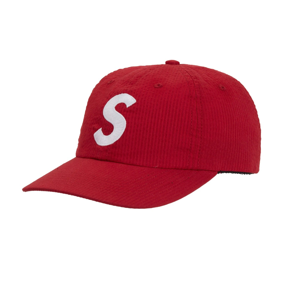 Supreme Seersucker S Logo 6-Panel