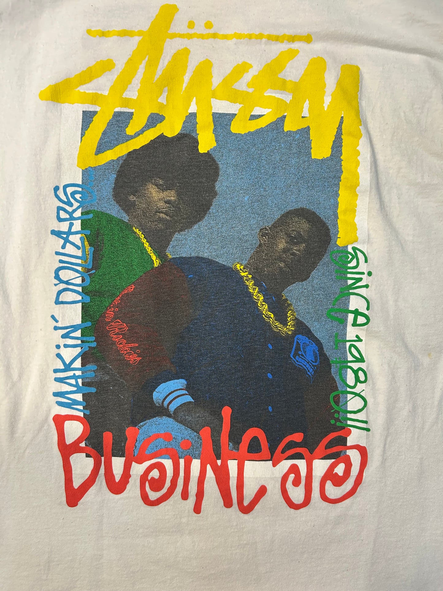 Vintage Stussy EMPD Strictly Business Rap Tee