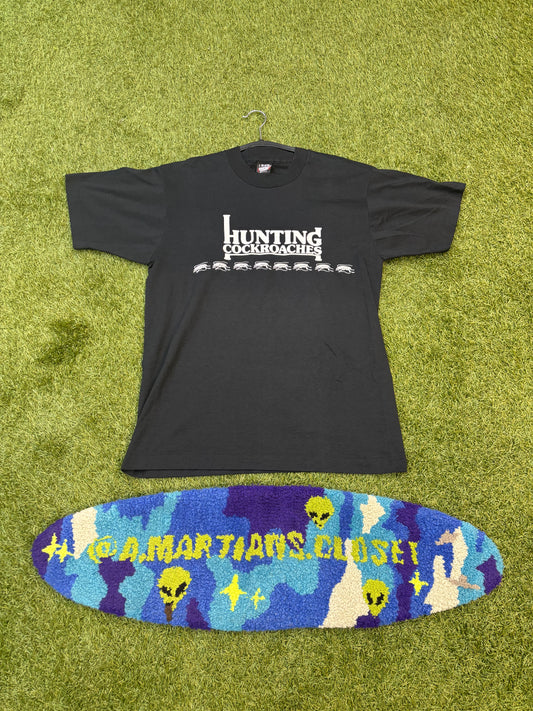 Vintage 1990 Hunting Cockroaches World Tour Tee