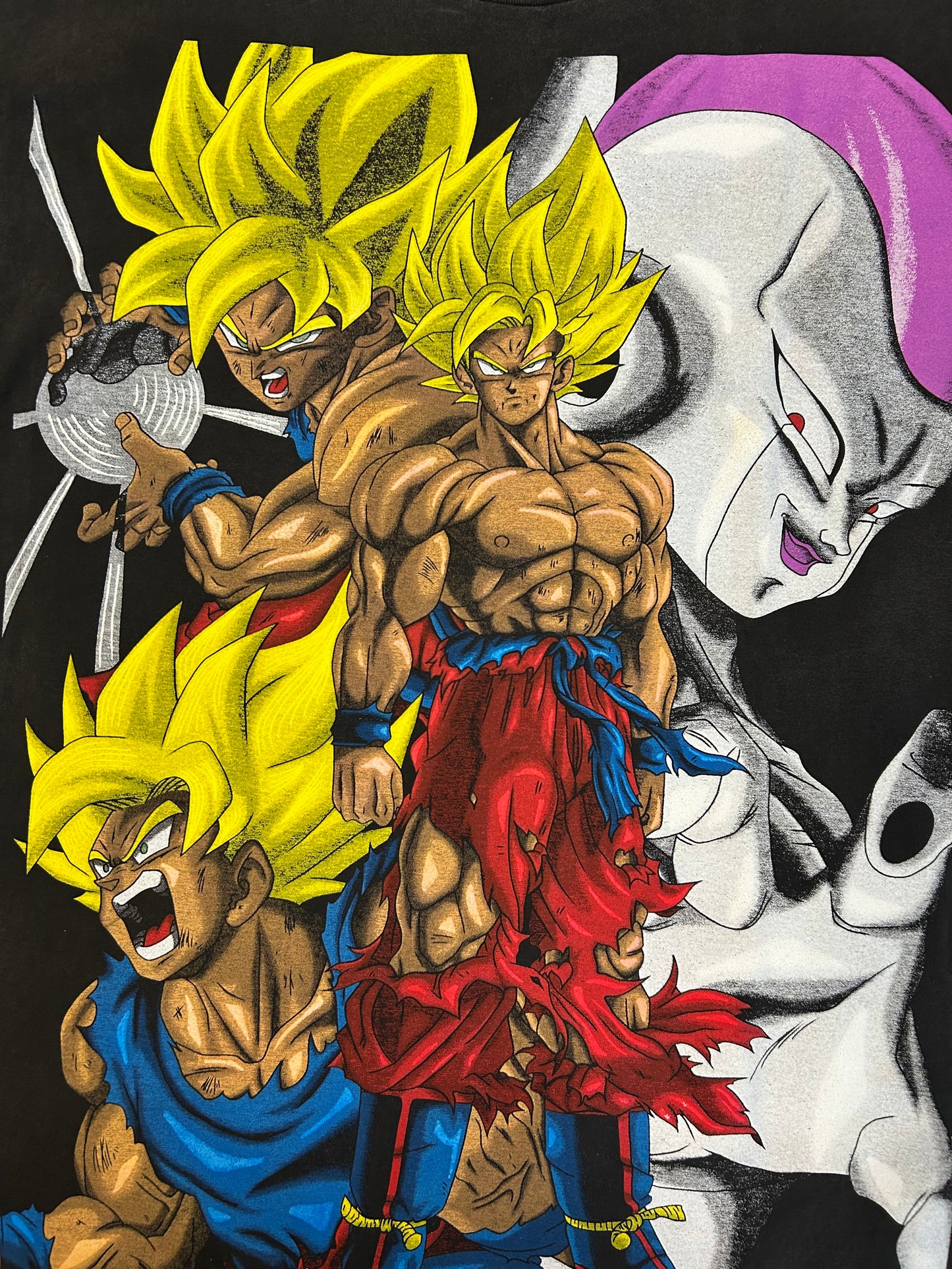 Y2K Bootleg Dragon Ball Z AOP Goku Fights Freeza Tee